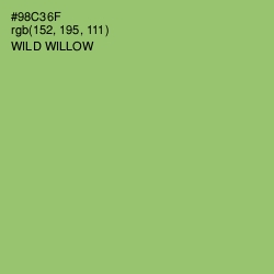 #98C36F - Wild Willow Color Image